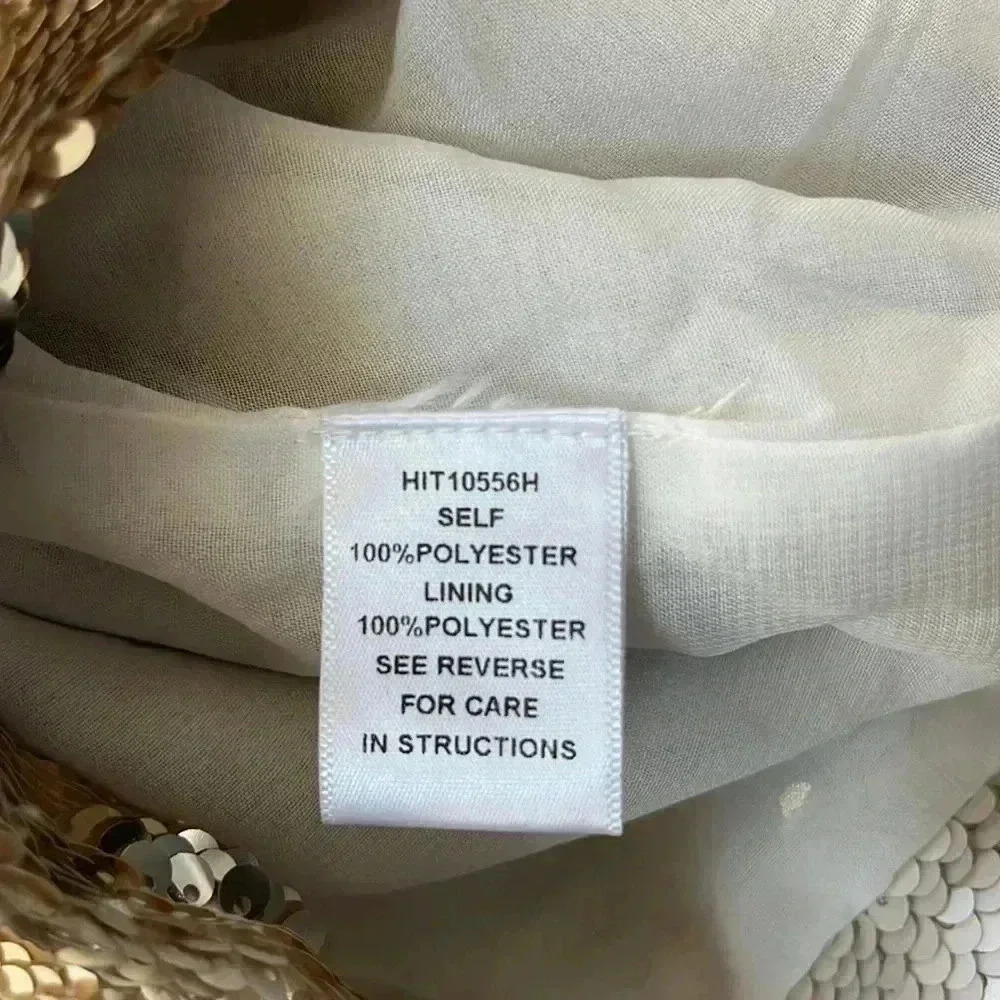 Anthropologie Hummingbird Sequin Open Back Blouse… - image 7